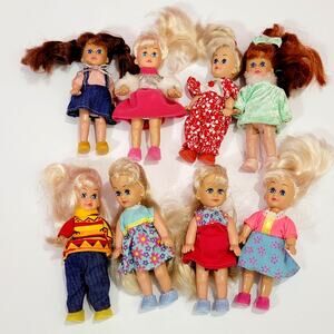 Kid Kore Jodie Dolls Lot Little Ones Kelly Clones 1990s Little Sister of Katie